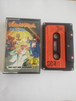 Hatschi-Pitsch, der Burg-Geist/Das Fest der Zauberer 5-fach Silber geschraubt Schwarz mit Orangen Aufkleber 14855 Bella Musica